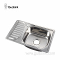 single bowl kitchen sink with wash drainboard